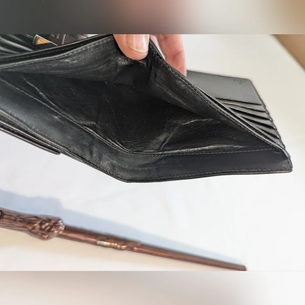 Gucci Vintage Leather & Canvas Wallet - Picture 11 of 12